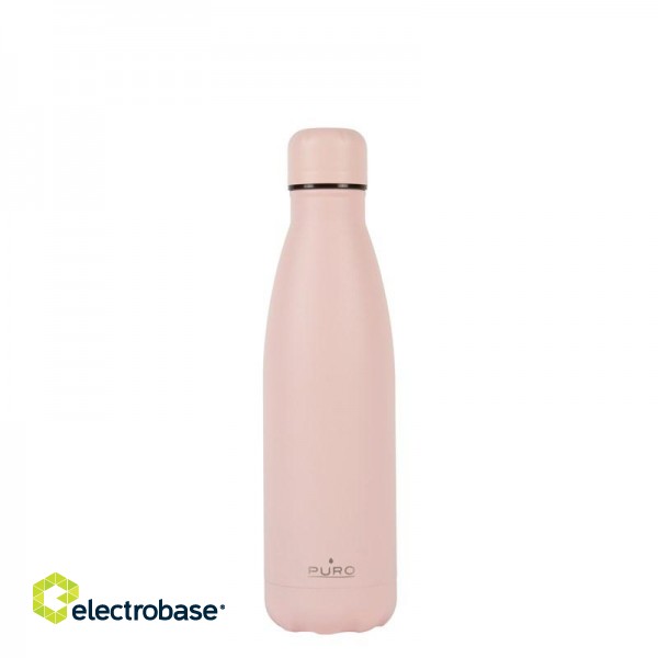 Thermal bottle PURO stainless steel, BPA free, 500ml, pink / WB500ICONDW1CPNK image 4