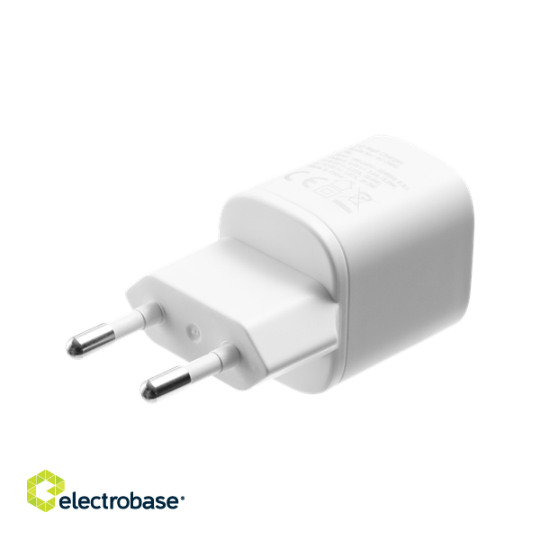 DELTACO wall charger with USB-A for Lightning cable, 1m, white  USB-AC181 image 4