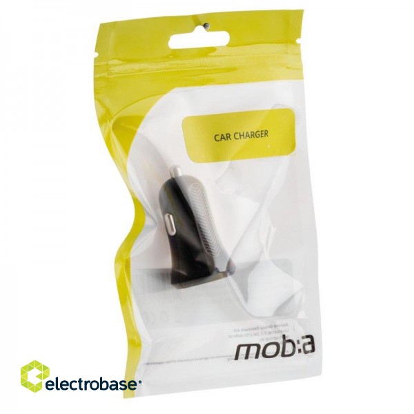 Car charger MOB:A 5W, USB-A, black / 383202 image 3