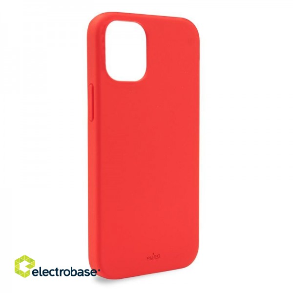 Anti-microbial cover PURO for iPhone 12 / PRO, Apple magsafe compatible, red / IPC1261ICONRED image 5