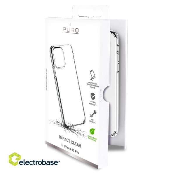 Case PURO for iPhone 13 Pro, impact clear, transparent / IPC13P61IMPCLTR 