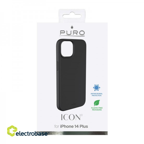 Case PURO for iPhone 14 Max, black / IPC1467ICONBLK image 1