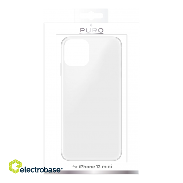 Cover PURO 0.3 Nude, for iPhone 12 Mini, transparent / IPC125403NUDETR  image 3
