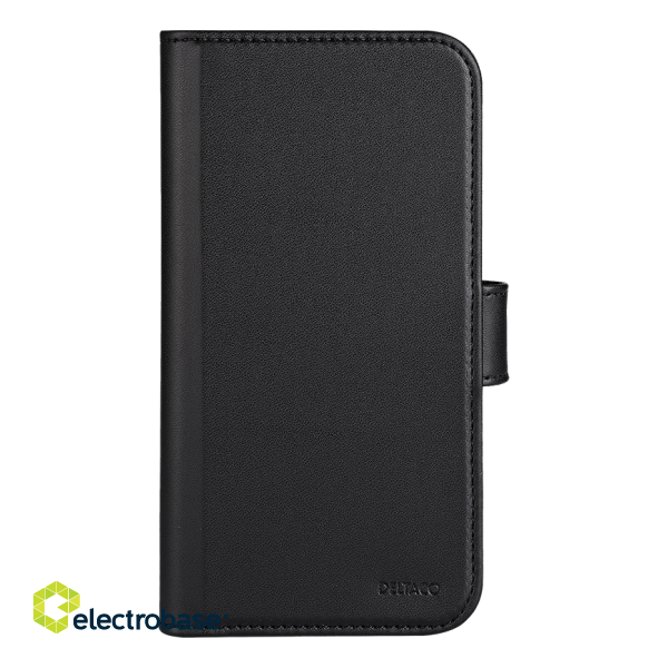 Wallet case DELTACO for iPhone 13/14, 2-in-1, magnetic back cover, black / MCASE-WIP1461 image 1