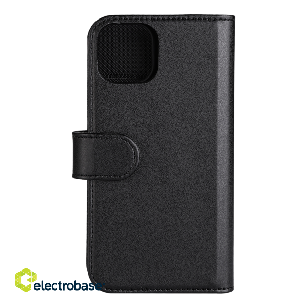 Wallet case DELTACO for iPhone 13/14, 2-in-1, magnetic back cover, black / MCASE-WIP1461 image 2