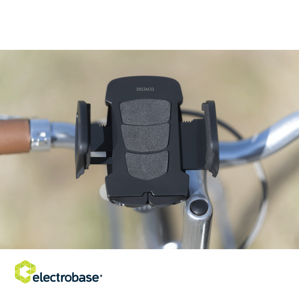 Smartphone mount for bicycles DELTACO rotatable, black / ARM-B100 image 5