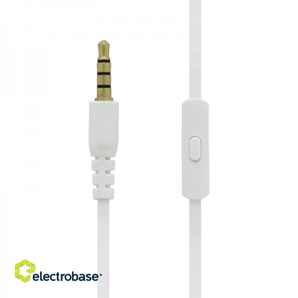 Earphones MOB:A in-ear with microphone, white / 383219 image 1