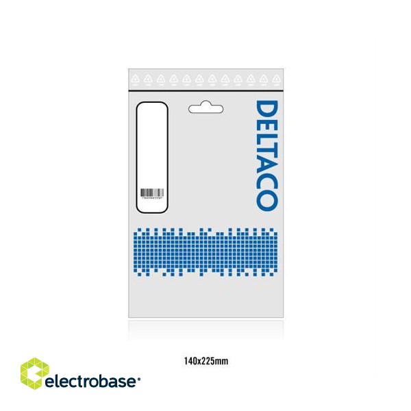 Кабель для мобильного телефона DELTACO USB 2.0 "C-A", 1.0м, черный / USBC-1004 фото 2