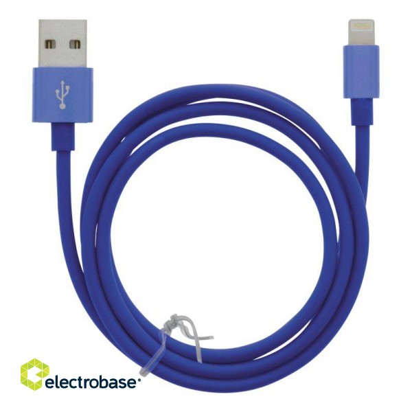 Cable MOB:A USB-A - Lightning 2.4A, 1m, blue / 383212 image 3