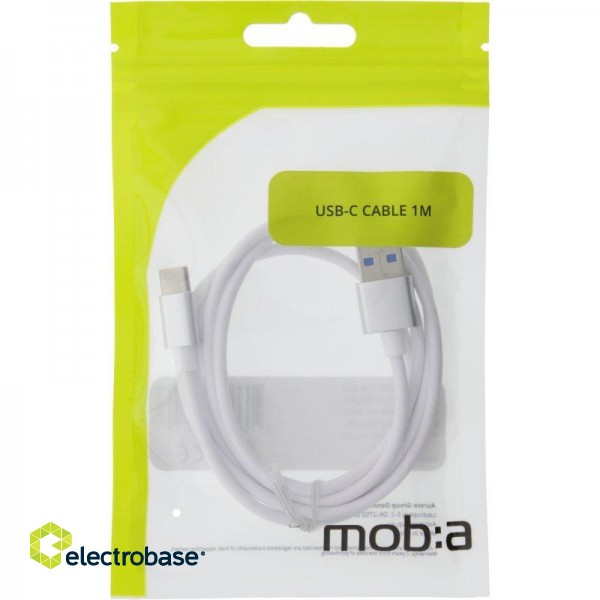 Cable MOB:A USB-A - Lightning 2.4A, 1m, white / 383203 image 1