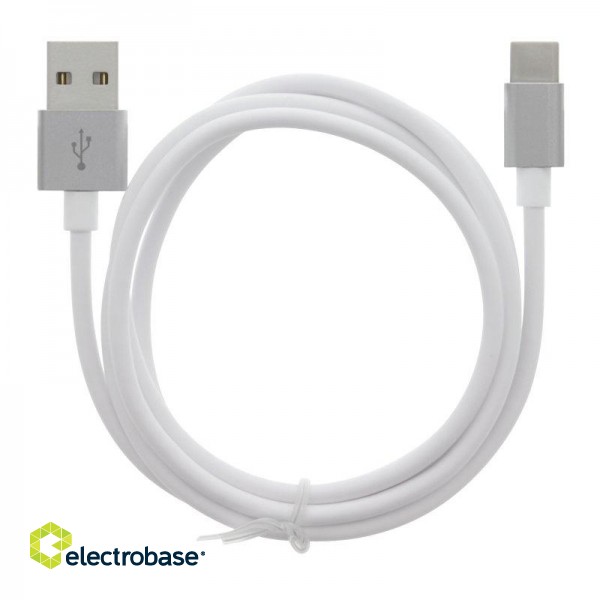 Cable MOB:A USB-A - Lightning 2.4A, 1m, white / 383203 image 2