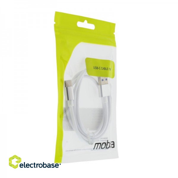 Cable MOB:A USB-A - Lightning 2.4A, 1m, white / 383203 image 3