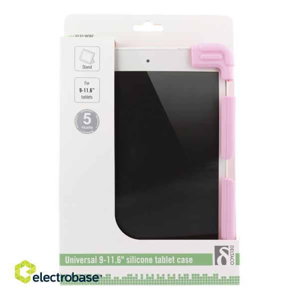 Universal case DELTACO with stand, for 9-11.6, pink / TPF-1307 image 7