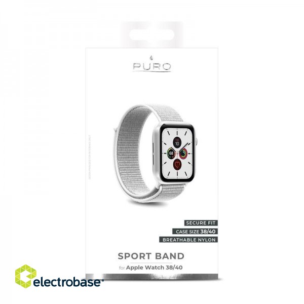 Nylon band PURO for Apple Watch 40mm / AW40SPORTWHI image 1