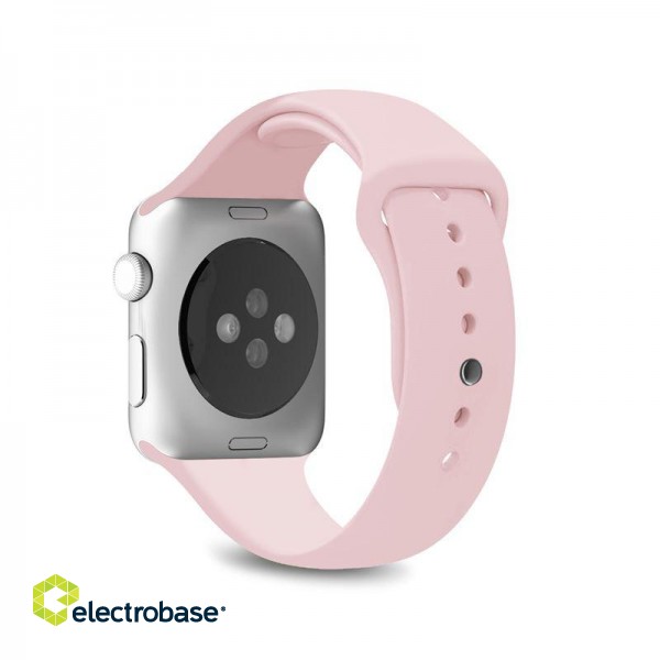 Silicone band PURO for Apple Watch, pink / AW40ICONROSE image 9