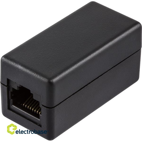 UTP connection adapter DELTACO, black / 665-U