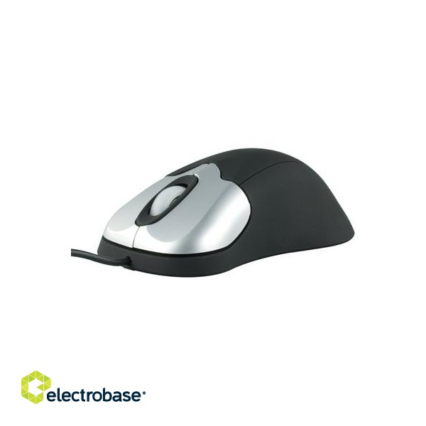 Mouse DELTACO, wired, black-silver / MS-737 image 1