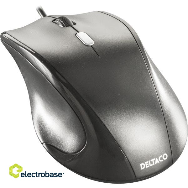 Mouse DELTACO, wired, black / MS-774 image 3