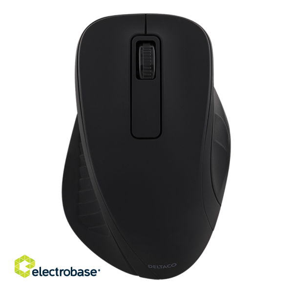 Mouse DELTACO, wireless, 1200 dpi, black / MS-710 image 1