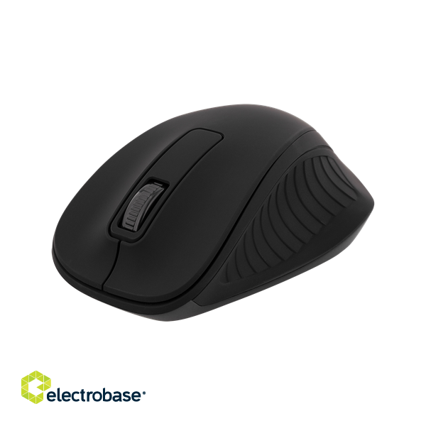 Mouse DELTACO, wireless, 1200 dpi, black / MS-710 фото 2