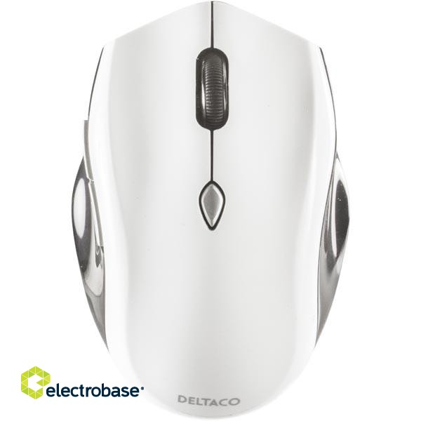 Mouse DELTACO, wireless, white-black / MS-769 image 1