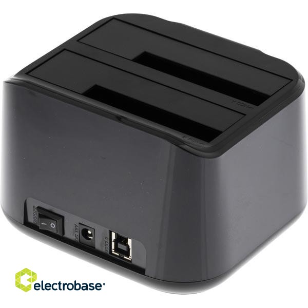 Коробка HDD DELTACO SATA 2x2.5" или 3.5" USB 3.0 / MAP-GD35U3 фото 3