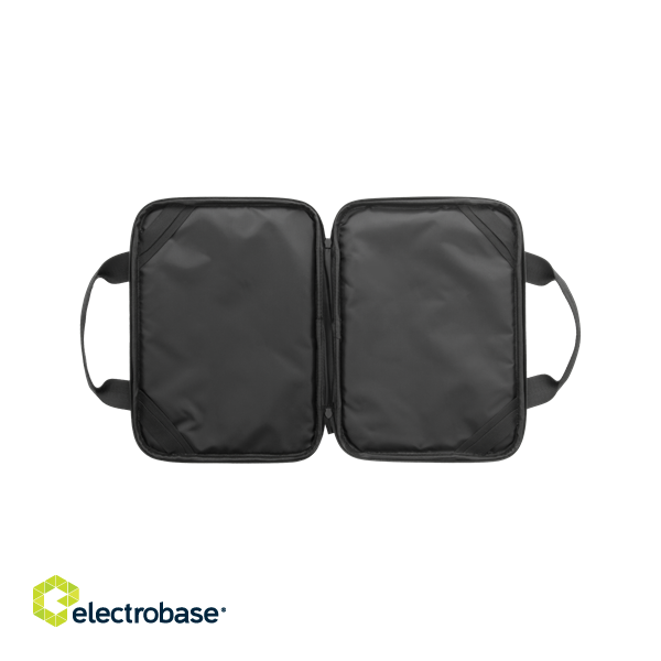 DELTACO Laptop case, for laptops up to 12", patterned nylon, black / NV-801 image 3