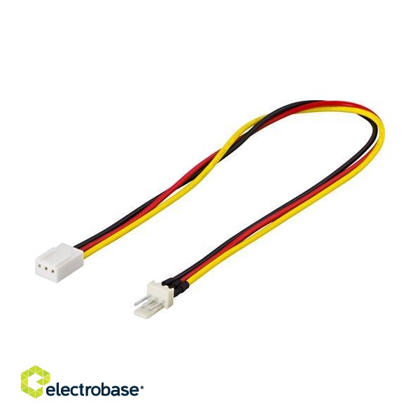 Adapteris kabelis DELTACO 3-pin, 0.3m / SSI-37 paveikslėlis 1