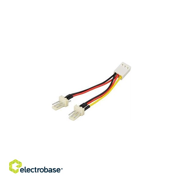 Cable Adapter DELTACO for 3-pin fans / SSI-36 фото 1