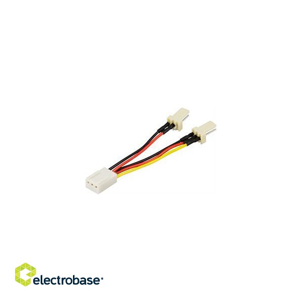 Cable Adapter DELTACO for 3-pin fans / SSI-36 фото 2