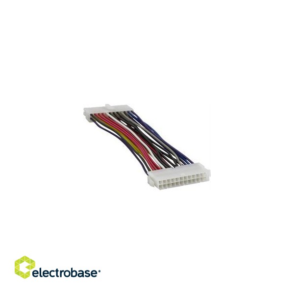 Cable DELTACO extension cable EP/ ATX12V ver 2.0 PSU - Motherboards, 15cm / DEL-115D paveikslėlis 3