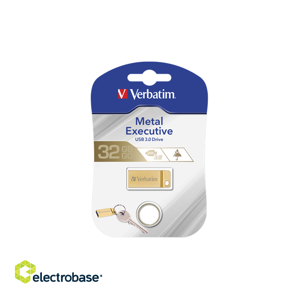 USB memory Verbatim 32GB, 25MB/s, gold / V99105 фото 2