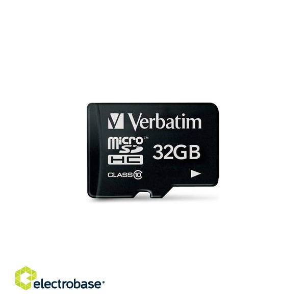 Micro SDHC atminties kortelė Verbatim 32GB / V44013 paveikslėlis 2