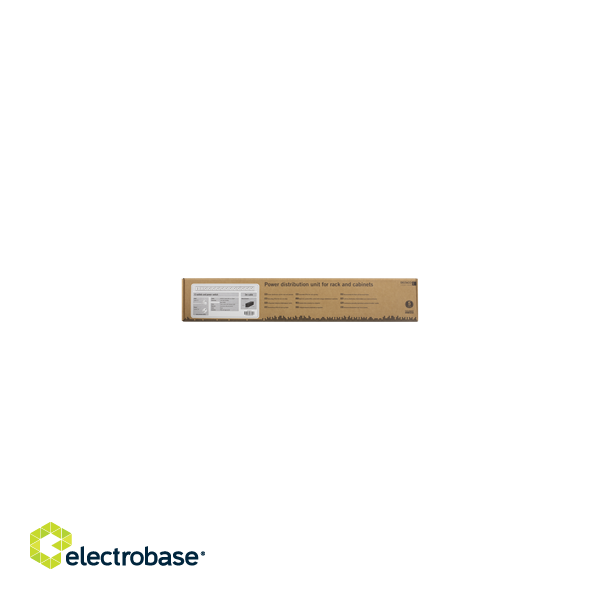 Powerstrip DELTACO 19" PDU with 12x CEE 7/4 outlets, 3500W, power switch, black / GT-8512 image 2