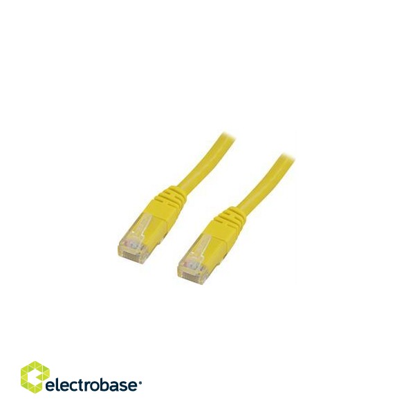 Cable DELTACO U / UTP Cat5e 1.0m, yellow / GL1-TP image 1