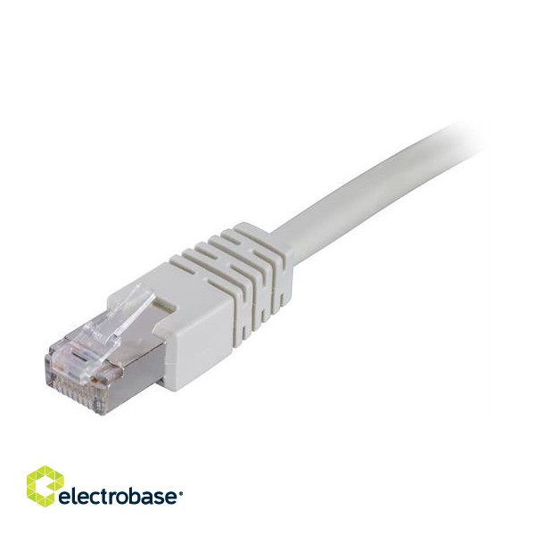 DELTACO F / UTP Cat6 patch cable 30m, gray STP-630 image 1