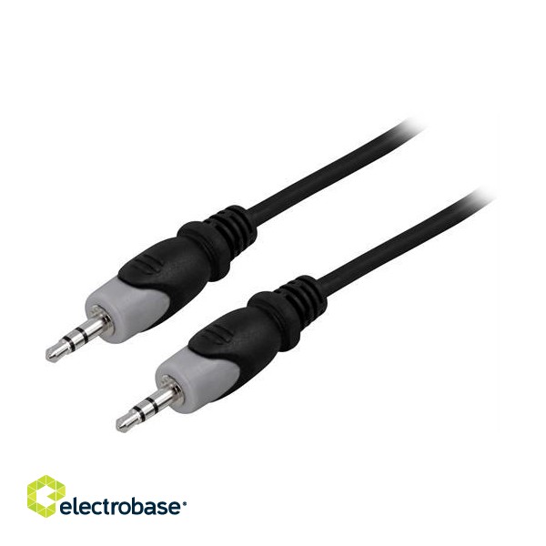 DELTACO audio cable, 3.5mm ha - ha, 15m  MM-154