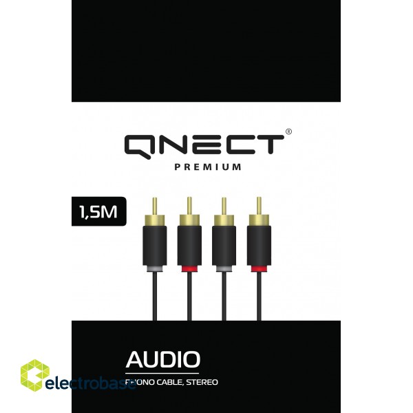 Cable QNECT 2xRCA-2xRCA, 1.5m / 101975 image 1