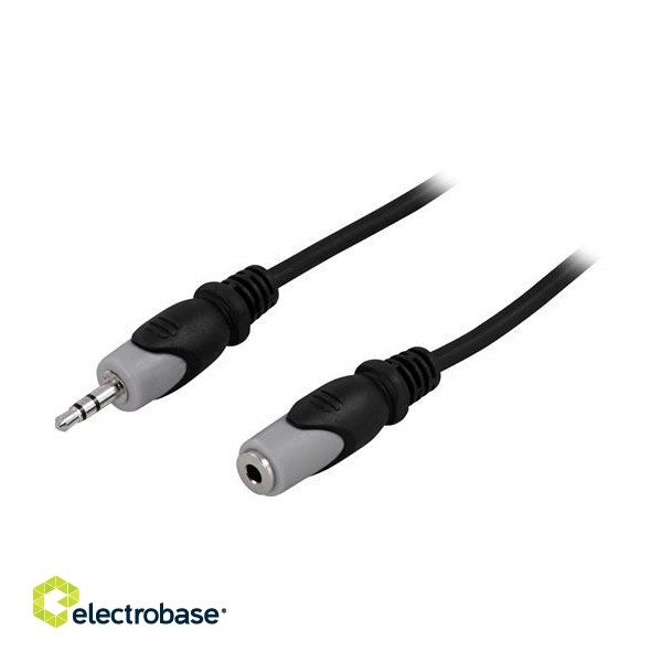 DELTACO Audio cable 3.5mm ha - ho, 2m / MM-160 image 1