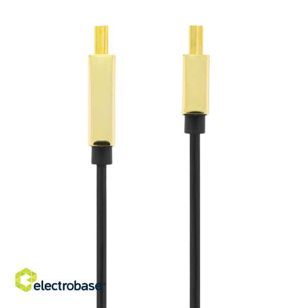 Cable DELTACO Ultra-thin HDMI, 4K UHD, 3m, black/gold / HDMI-1043-K / 00100012 image 3