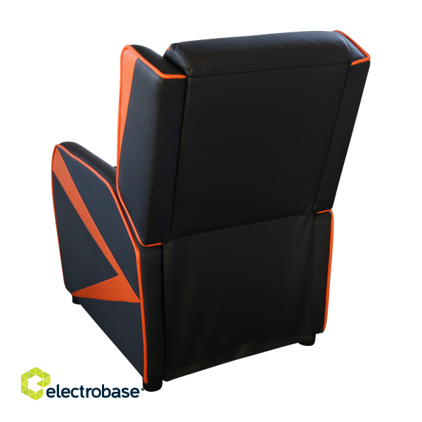 Gaming Armchair DELTACO GAMING PU leather,  black/orange GAM-087 image 3