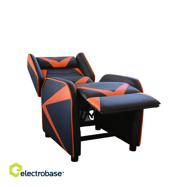 Gaming Armchair DELTACO GAMING PU leather,  black/orange GAM-087 image 7