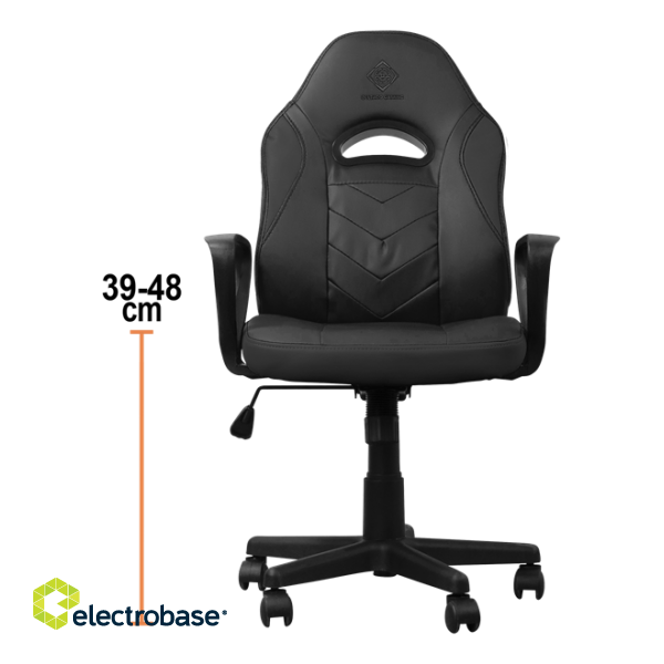 Gaming chair DELTACO GAMING Junior, PU leather, black / GAM-094 image 5
