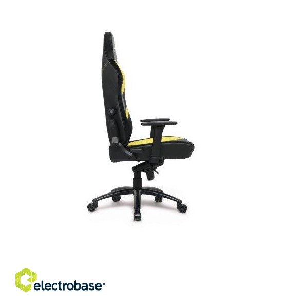 Gaming chair L33T GAMING E-SPORT PRO Excellence (L) (PU) Black - Yellow decor / 160442 image 2
