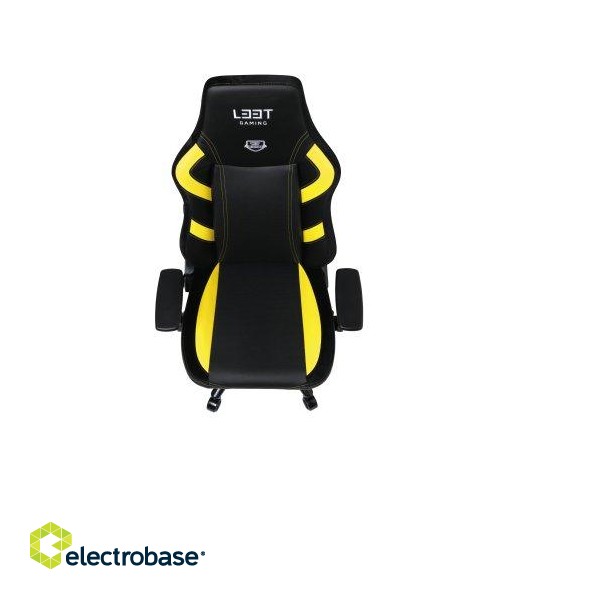 Gaming chair L33T GAMING E-SPORT PRO Excellence (L) (PU) Black - Yellow decor / 160442 image 6