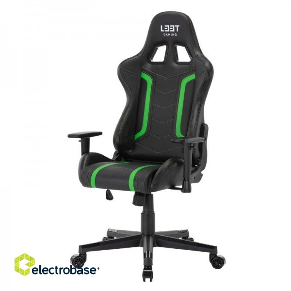 Gaming chair L33T GAMING ENERGY (PU) - Green / 160364 image 3