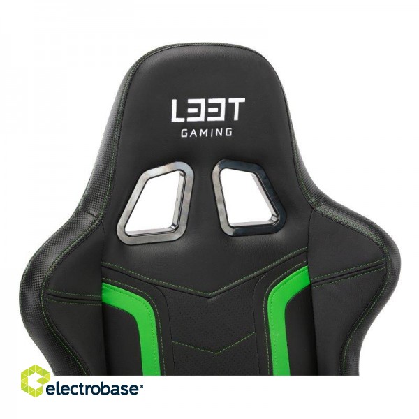 Gaming chair L33T GAMING ENERGY (PU) - Green / 160364 image 4