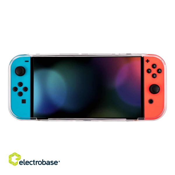 Nintendo Switch OLED 7" cover DELTACO GAMING TPU, transparent / GAM-153 image 5