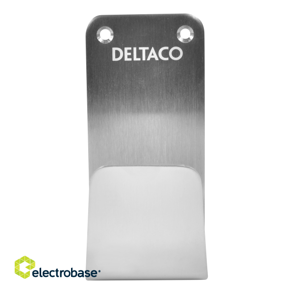Cable hook DELTACO E-CHARGE SS304, polished stainless steel / EV-5117 image 1