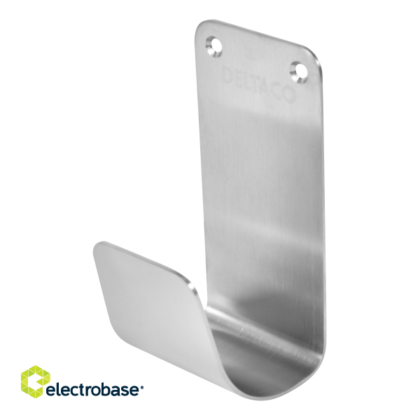Cable hook DELTACO E-CHARGE SS304, polished stainless steel / EV-5117 image 2